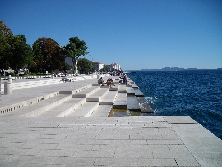 Meeresorgel in Zadar Kroatien